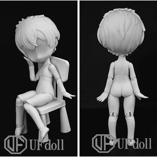 Miniatura 8 de UFDoll 1/12 Cuerpo para GSC, STO Head 1 / 12bjd - Figura de acción de muñeca articulada, repuesto para muñeca (piel blanca)