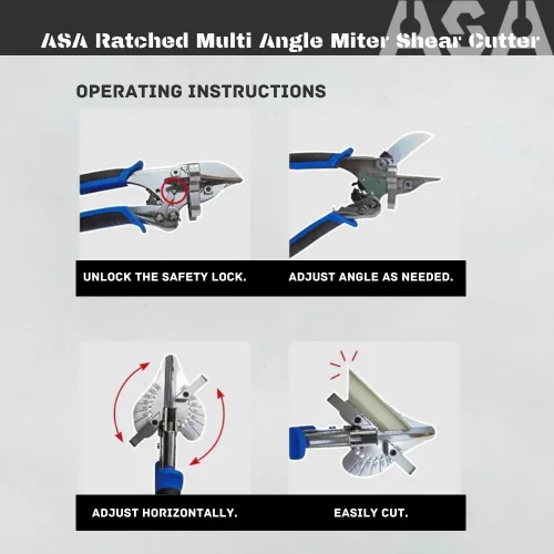 Miniatura 5 de ASA TOOL GBK-84 - Cortador de canaleta asistido por potencia de oro negro - Corte sin esfuerzo para trabajos difíciles