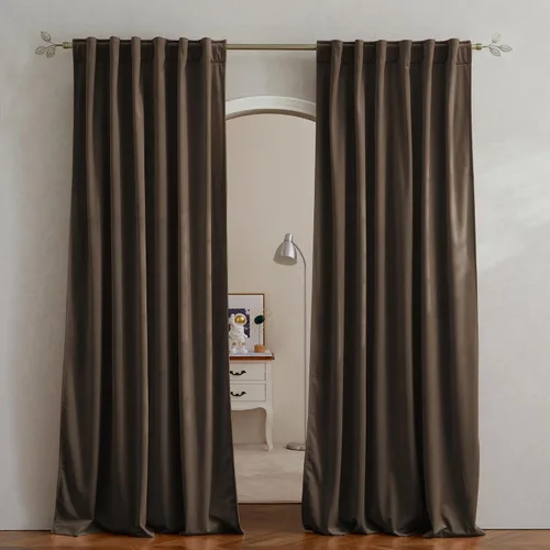 Miniatura 27 de Pony Dance Cortinas de terciopelo blanco de lana, suaves, clásicas, sólidas, aisladas térmicas, para sala de estar, protección de privacidad, lana