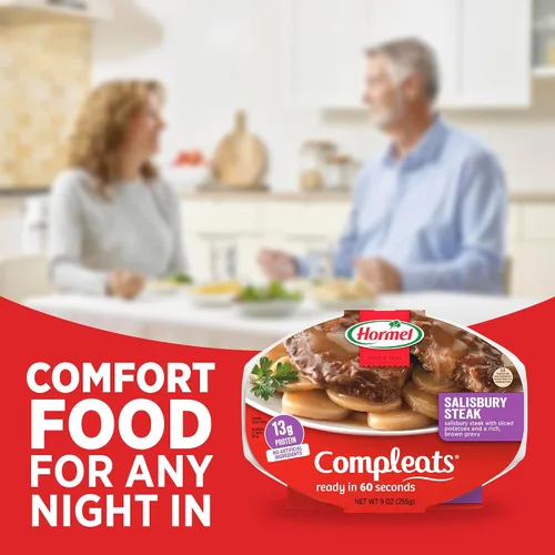 Miniatura 9 de HORMEL COMPLEATS Salisbury - Bandeja para microondas, 9 onzas (paquete de 6)