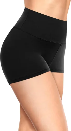 TNNZEET Pantalones Cortos de Ciclista para Mujer - 8"5"3" Cintura Alta Control de Abdomen Entrenamiento Gimnasio Spandex Trasero Yoga Voleibol Shorts