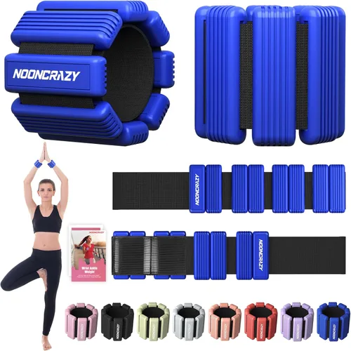 Miniatura 14 de Pilates - Pesas de tobillo y muñeca para mujer, juego de 2 pesas portátiles y fuertes para brazos y piernas (1 libra/2.2 libras cada una), pesas