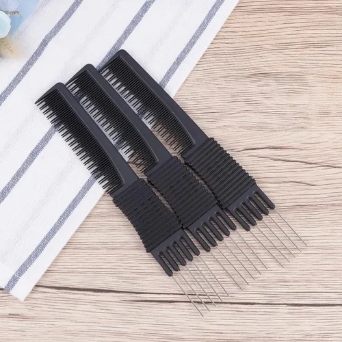 Miniatura 5 de Peinetas para el cabello - Fibra de carbono estática -cola Peines Herramientas para el cabello para estilos finos