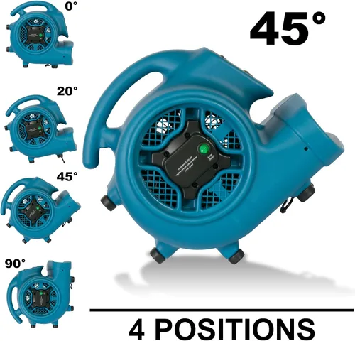 Miniatura 7 de XPOWER P-450NT Freshen Aire 1/3 HP Mover de aire perfumado con ionizador, temporizador y cuentas de ambientador (brisa fresca, 8 onzas)