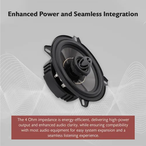 Miniatura 9 de Rockville RV5.3A - Altavoces de coche de 3 vías de 5.25 pulgadas, 600 W, 4 ohmios, woofer de polipropileno, envolvente de goma de butilo