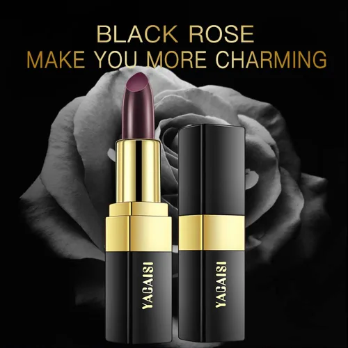 Miniatura 2 de Lápiz labial que cambia de color, Bálsamo labial mágico que cambia de color (Negro a Rojo ladrillo), Lápiz labial hidratante natural Labiales