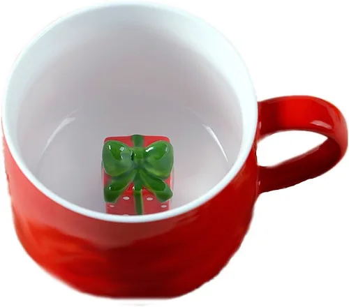 Miniatura 9 de Taza de café ZaH, 10 onzas, diseño con animal 3D en el fondo, Estándar