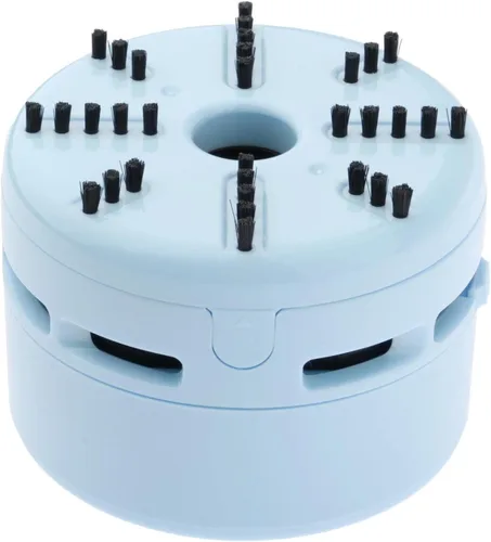 Miniatura 9 de Menolana Lápiz eléctrico, borradores electrónicos, mini escritorio, juego de aspiradora mecánica para niños, papelería, suministros de oficina, azul