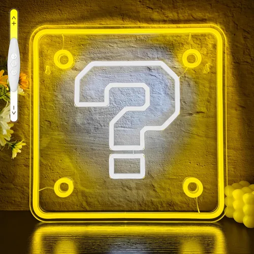 Miniatura 9 de Señal de Neón de Juegos para Decoración de Habitación de Juego, Luces de Neón de Anime Enchufables y Regulables con USB para Dormitorio de Niños