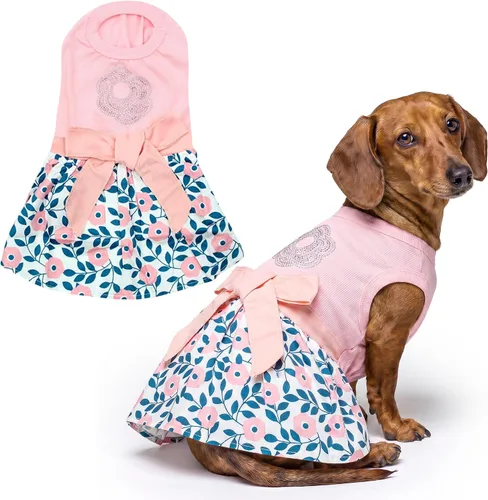 Miniatura 18 de Parisian Pet Chambray - Vestido para perro - Ligero sin mangas para perro, niña, talla XS Chambray en general