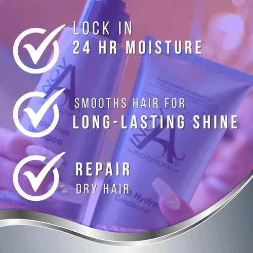 Miniatura 5 de Inova Professional Silk Keratin Shampoo & Conditioner Set - Champú sin sulfatos de protección suave y acondicionador de hidratación suave