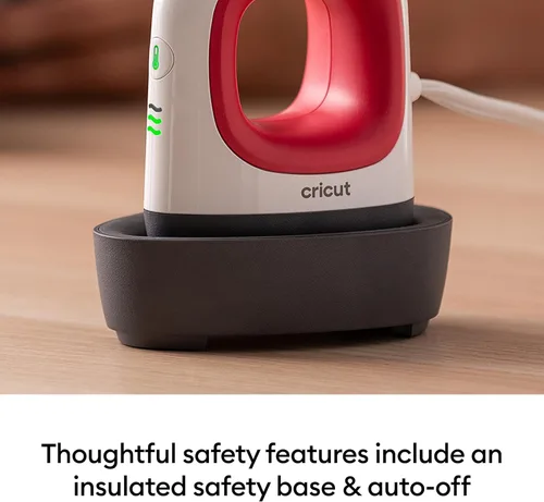 Miniatura 9 de Cricut EasyPress Mini Prensa de Calor - Para Presionar Objetos Pequeños Como Zapatos, Animales de Peluche, Sombreros y Más - 3 Ajustes de Calor