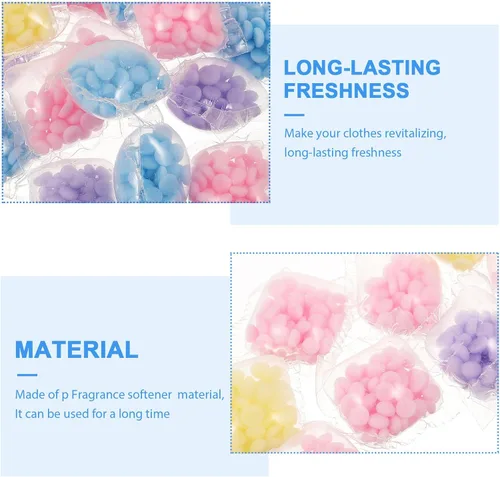 Miniatura 3 de Ambientador de lavanda a granel con 50 cuentas aromáticas para oler la ropa sucia, perlas frescas en suavizante, ropa variada: G Wash