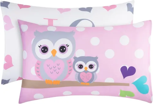 Miniatura 24 de Paquete de 2 fundas de almohada de viaje para niños pequeños - 100% microfibra suave, transpirable e hipoalergénica - 14" por 20" fundas de almohada