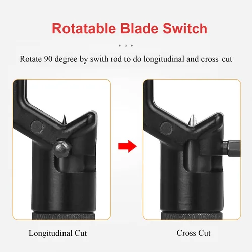Miniatura 4 de Cuchillo Transversal de Pelado de Cable Blindado 4-10MM - Pelacables de Fibra Óptica FTTH Cortador de Cable de Fibra Blindado - Herramienta