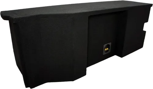Miniatura 4 de American Sound Connection Compatible con Jeep Wrangler 2 puertas 2007-2018 Dual 12" Subwoofer Enclosure con estante de amplificador