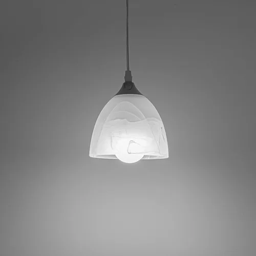 Miniatura 5 de Kiven 1 pantalla de cristal, pantalla moderna para repuesto de arte minimalista, lámpara colgante blanca, 5.9 pulgadas de diámetro