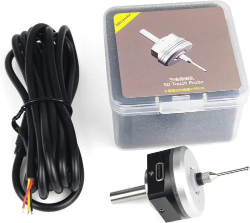 CNCTOPBAOS Sonda táctil 3D Edge Finder para encontrar centro de escritorio, V5 NPN NO 3D Edge Finder con punta, resistente al agua, sonda de