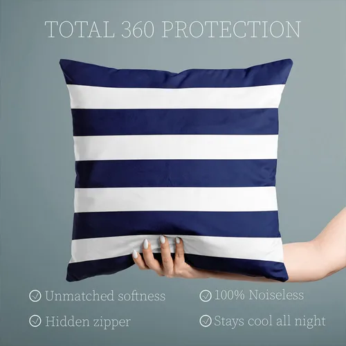 Miniatura 4 de Funda de almohada rectangular de felpa con cremallera en un lado impreso de 12 x 16 pulgadas