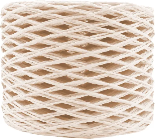 Miniatura 14 de Mandala Crafts Aqua Raffia - Hilo de rafia para envolver regalos, cinta de rafia de papel natural de 200 yardas para ganchillo, manualidades