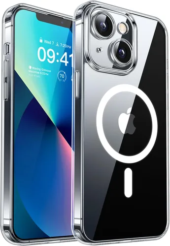 Miniatura 80 de CANSHN Funda magnética compatible con iPhone 17 Pro, mejorada [protección completa de la cámara] [compatible con Magsafe] [mate translúcido] funda