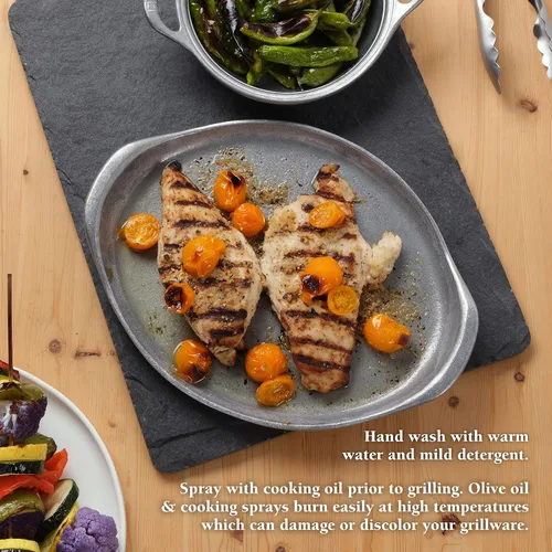 Miniatura 4 de Wilton Armetale Gourmet Grillware - Parrilla plana pequeña