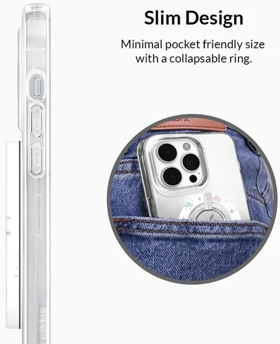 Miniatura 4 de VELVET CAVIAR Compatible con MagSafe Phone Grip – Soporte de anillo magnético con soporte ajustable – Accesorios MagSafe extraíbles para iPhone 16