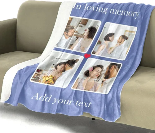 Miniatura 57 de Mantas personalizadas con foto, manta de fotos personalizada, mantas personalizadas con imagen, regalos personalizados para mujeres, hombres