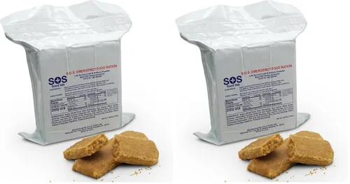 Miniatura 8 de S.O.S. Barra nutritiva de emergencia de 3600 calorías – Paquete para 3 días/72 horas con 5 años de vida útil 1.60 libras