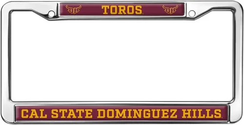 Miniatura 136 de Texas A&M University - Texarkana Mascot - Marco de metal estándar para placa de matrícula de tamaño completo