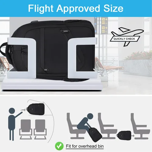 Miniatura 6 de Mochila Asenlin para portátil de viaje para mujeres y hombres, mochila resistente al agua para negocios, delgada y resistente, con puerto USB
