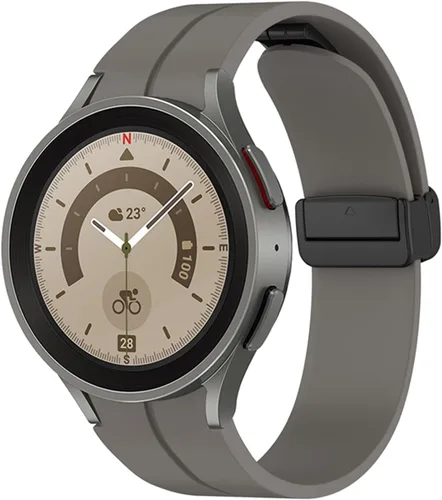 Miniatura 23 de Correa deportiva de silicona para Galaxy Watch 5 Pro de 1.772 pulgadas, sin huecos, compatible con Galaxy Watch 7, 6, 5, 4, correa de repuesto