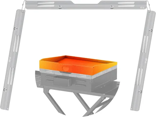 Miniatura 12 de Protectores de viento para parrilla Blackstone de 22 pulgadas, accesorios magnéticos de acero inoxidable para parrilla Blackstone y campamento