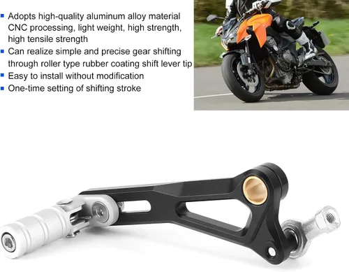 Miniatura 3 de KIMISS Palanca de cambio de marchas, palanca de cambios de motocicleta, pedal de palanca de cambios para Kawasaki Z800/Z900/Z900RS/Z1000SX