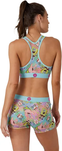 Miniatura 4 de PSD Pantalones cortos de Bob Esponja para mujer, ropa interior de cobertura completa, cómodas bragas elásticas para mujer