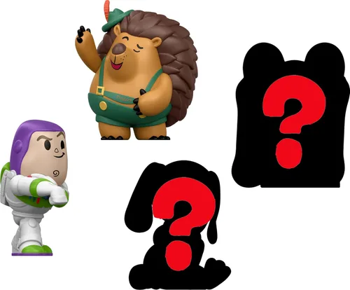 Miniatura 2 de Mattel Disney y Pixar Toy Story - Paquete múltiple de 5 mini figuras, 4 estrellas pequeñas películas de juguetes en grupo temático, 2 personajes que