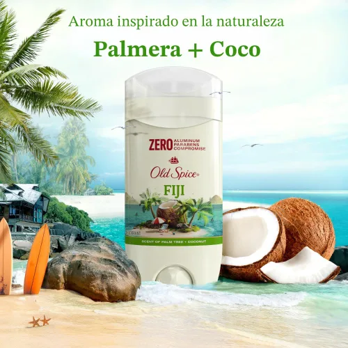 Miniatura 6 de Old Spice Desodorante sin aluminio para hombres, frescura duradera 24/7 y aroma de larga duración, protección contra el sudor y el olor 24/7, aroma