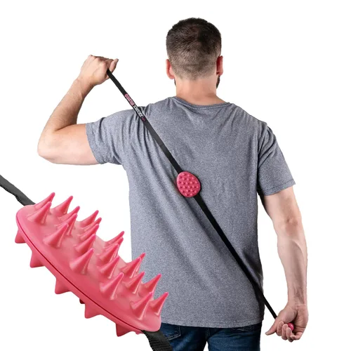 Miniatura 12 de Cactus Scratcher Rascador de espalda original - Herramienta de rascado de espalda de 2 lados para áreas de difícil acceso, correa duradera de 45