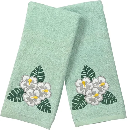Miniatura 25 de Serafina Home Toallas de mano náuticas para huéspedes: Coastal Love Anchors The Soul, 2 piezas suaves y absorbentes