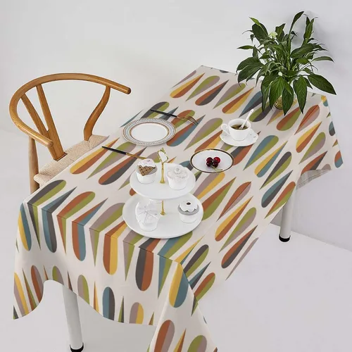 Miniatura 48 de Mantel azteca suroeste, diseño étnico tribal geométrico, estilo vintage, bohemio, elegante, lavable, para comedor, cocina, granja, fiesta