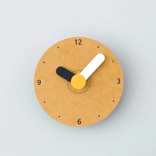 Miniatura 3 de Reloj de pared de madera "Mini" retro moderno, simple, moderno y elegante, mecanismo de cuarzo silencioso, materiales de calidad hechos de MDF