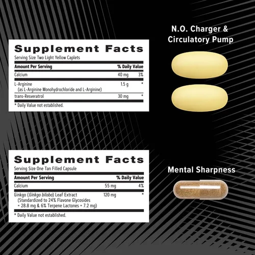 Miniatura 6 de GNC AMP Programa Vitapak de entrenamiento extremo para hombre, 5 productos en 1, práctico paquete de vitaminas para rendimiento y resistencia