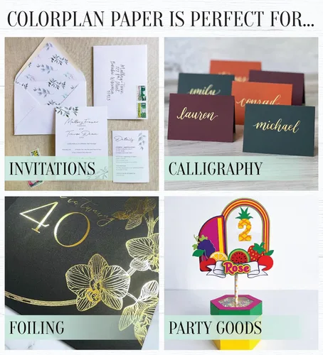 Miniatura 10 de Cardstock Warehouse Colorplan Amatista púrpura – 8.5 x 11 pulgadas – 100 libras / 9.52 oz/m² de papel de cartulina mate premium – 25 hojas