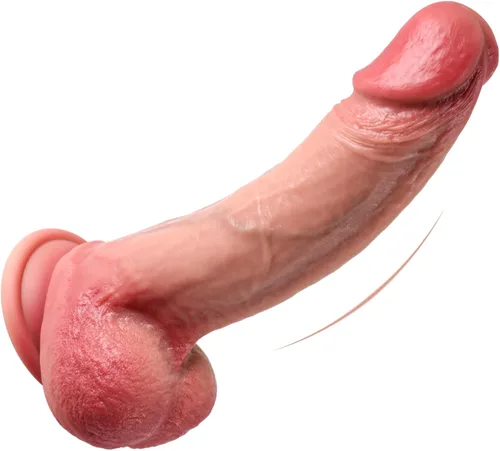 Miniatura 7 de Consolador realista – Consolador de silicona líquida de 6 pulgadas con fuerte ventosa, juguete sexual negro de doble densidad con textura venosa