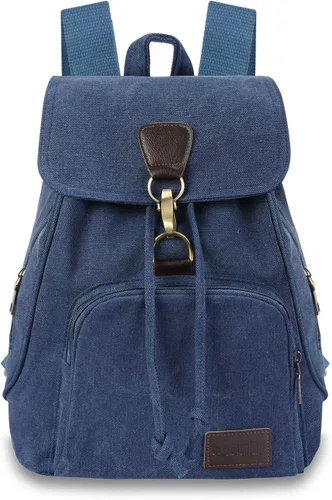 Miniatura 12 de Mochilas de lona a la moda, bolso casual para compras al aire libre, mochila deportiva, senderismo, viajes, bolsa multiusos, Café, Mochilas