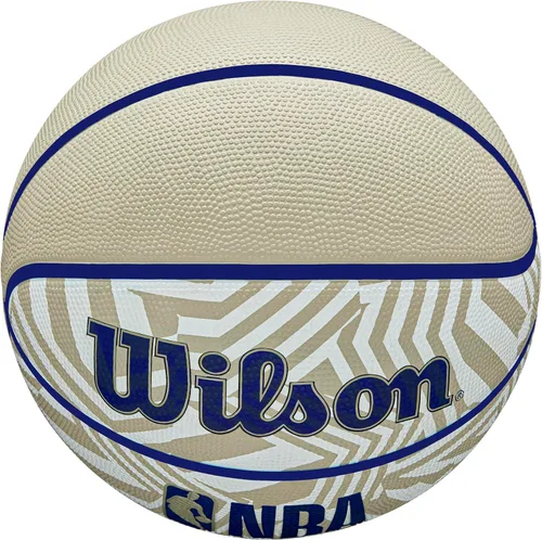 Miniatura 5 de Wilson NBA DRV Plus Dazzle Camo Balón de Baloncesto para Exteriores - Beige/Azul, Talla 7-29.5" Dazzle Camo Beige/Azul