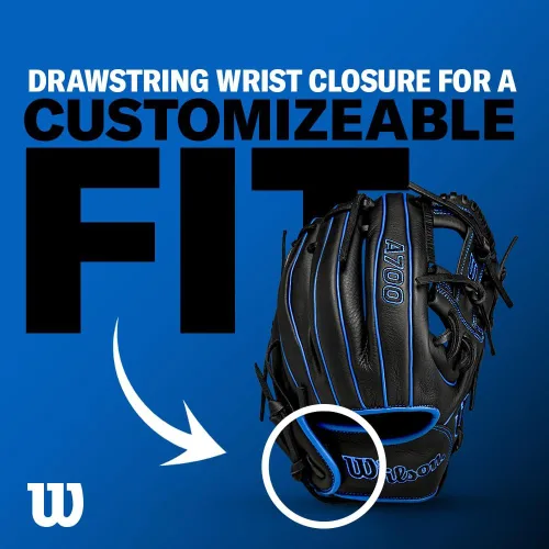 Miniatura 7 de Wilson A700 Baseball Gloves + Mitts Right + Left Hand Throw Multiple Styles Negro/Rubio/Blanco