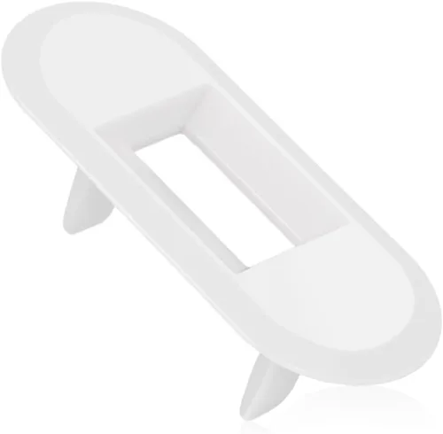 Miniatura 6 de 2 piezas WH01X24381 4502680 Bisel de bloqueo de tapa de arandela, pieza de repuesto para lavadora de carga superior GE/Hotpoint