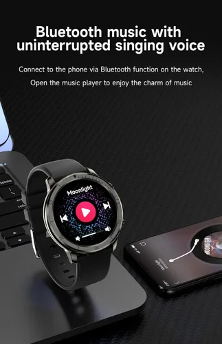 Miniatura 4 de AOLON Reloj inteligente para hombres y mujeres (respuesta/hacer llamadas), pantalla IPS HD de 1.46 pulgadas, rastreador de fitness, más de 100 modos