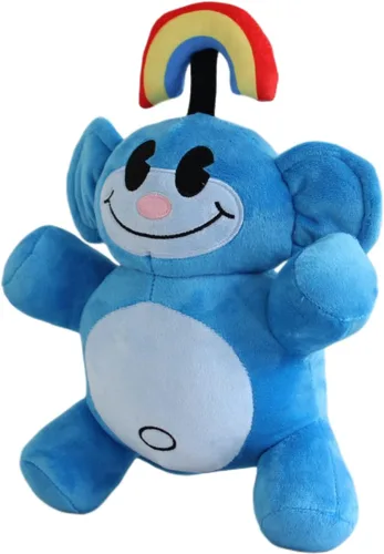 Miniatura 4 de 7 peluches de mono arcoíris de 12 pulgadas, peluche KND de mono arcoíris de peluche, recuerdo de fiesta de cumpleaños, regalo preferido para 7 piezas